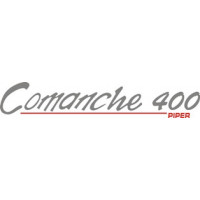Piper Comanche 400 Aircraft Decals Logo