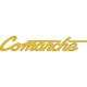 Piper Comanche Aircraft  Script Logo Decal