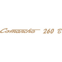 Piper Comanche 260 B Aircraft Logo Decals