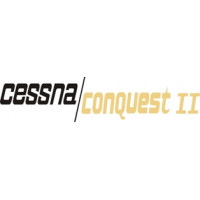 Cessna Conquest II Aircraft Script Logo