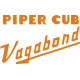 Piper Cub Vagabond Aircraft Logo