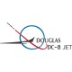 Douglas DC-8 Jet Aircraft Logo
