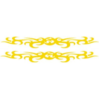 Abstract Flames Decal