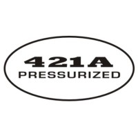 Golden Eagle Cessna 421A Pressurized Aircraft Logo