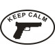 Keep Calm Guns Signs Logo