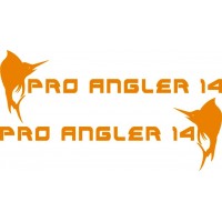 Hobie Pro Angler 14 Replacement Vinyl Decals