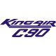 Beechcraft King Air C90 Aircraft Decal, Vinyl Graphics 