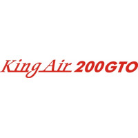 Beechcraft King Air 200 GTO Logo Decals