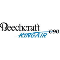 Beechcraft King Air C90 Aircraft Logo 