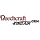 Beechcraft King Air C90A Aircraft Logo 