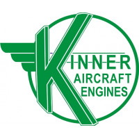 Kinner Engine Motor Aircraft Logo Decals