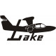 Lake Airplane Aircraft Logo