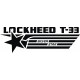 Lockheed T-33 Silver Star Aircraft Logo