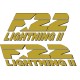 Lockheed F22 Lightning II Aircraft Logo