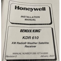 Bendix King KAP KDR 610 XM Radio Weather Satellite IM