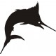 Marlin Fish Logo Decals