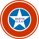 Martin U.S.A Aircraft Logo