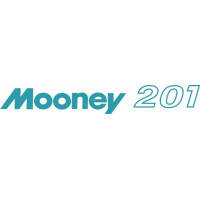 Mooney 201 Aircraft Logo Decals