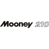 Mooney 210 Aircraft Script Logo