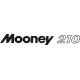 Mooney 210 Aircraft Script Logo
