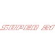 Mooney Super 21 Outline Aircraft Decal