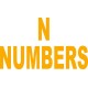 N NUMBERS TAIL AIRCRAFT CUSTOMIZED DECALS