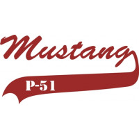P51 Mustang Aircraft  Logo