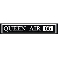 Beechcraft Queen Air 65 Aircraft Placard Logo 