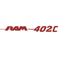 Ram 402C Aircraft Engine Aircraft Logo Decal