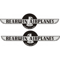 Rearwin Airplanes Logo Decals