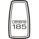 Cessna185 Yoke Aircraft Logo