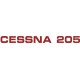 Cessna 205 Aircraft Logo