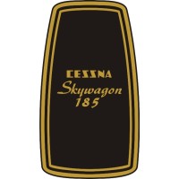 Cessna Skywagon 185 Yoke Aircraft Logo