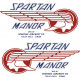 Spartan Manor Trailer Vinyl Logo Decals
