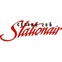 Cessna Stationair 206 Aircraft Logo Decal