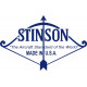 Stinson 15 1/2''W X 10 1/2''H Aircraft Logo