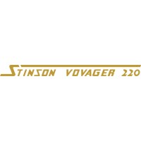 Stinson Voyager 220 Aircraft decals
