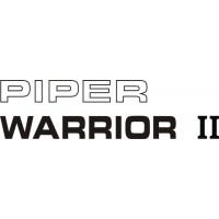 Piper warrior II Aircraft Logo