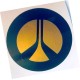 Aero Commander Aircraft Yoke Emblem Decal