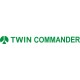 Twin Commander Aircraft Logo,Script 