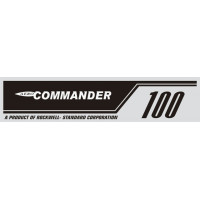 Aero Commander 100 Aircraft Logo Vinyl Graphics Decal 