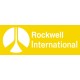 Rockwell International Aircraft Logo Stencils