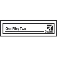 Cessna One Fifty-Two Commuter Aircraft Logo Decal