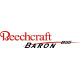 Beechcraft Baron B55 Aircraft Logo 