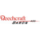 Beechcraft Baron A55 Aircraft Logo 