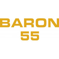 Beechcraft Baron B55 Aircraft Logo,Script 