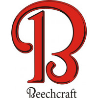 Beechcraft  B Aircraft Logo Vinyl Graphics Decal 
