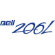 Bell 206L Helicopter Logo Decals