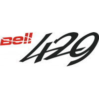 Bell 429 Helicopter Aircraft Logo
