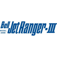  Bell Jet Ranger III Model 206B Logo Decal